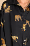 Azalea Jaguar Print Shirt