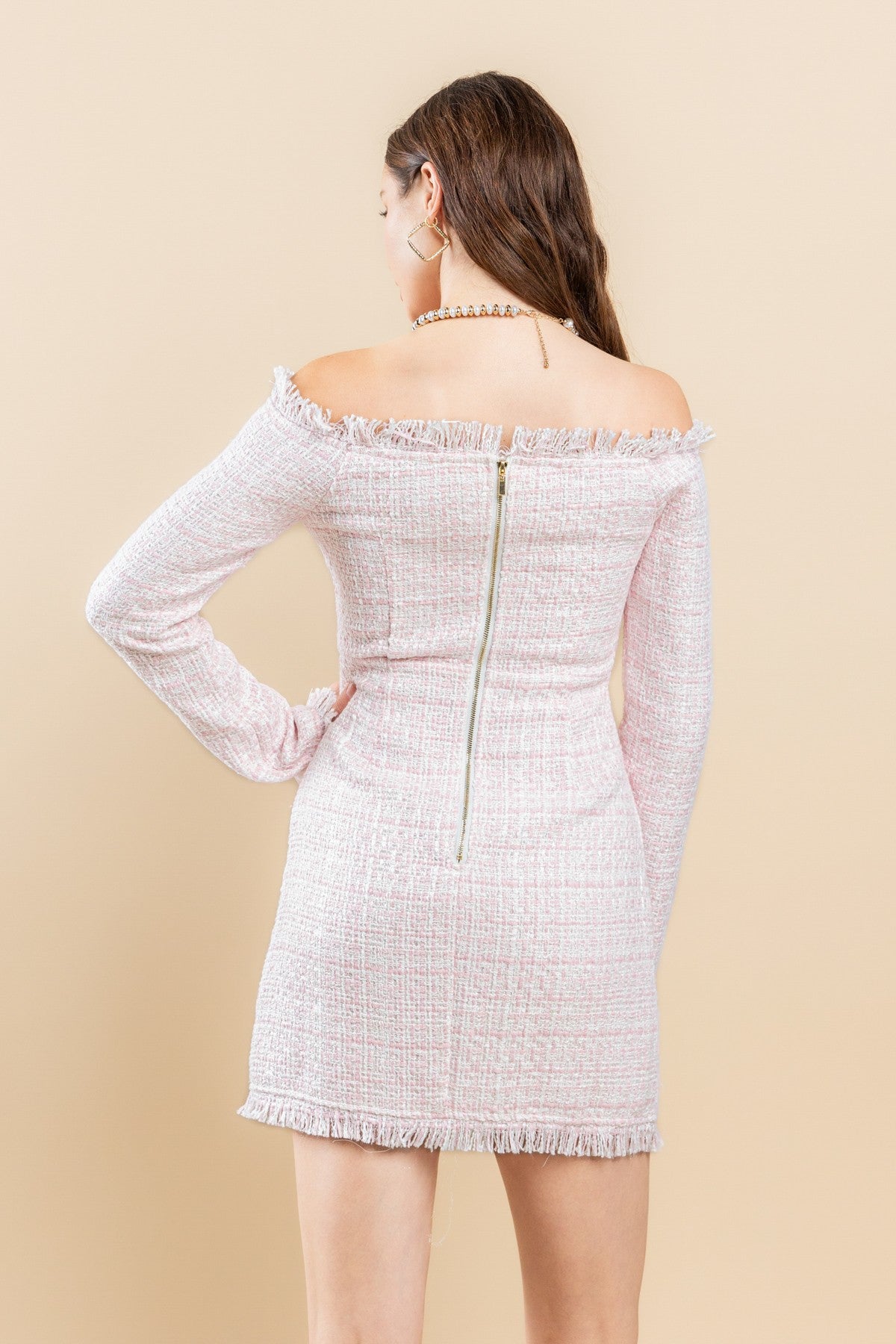 Bend Tweed Mini Dress