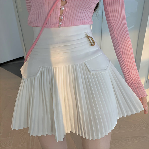 Manchester Pleated Skirt