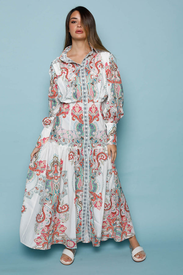 Istanbul Paisley Printed Dress