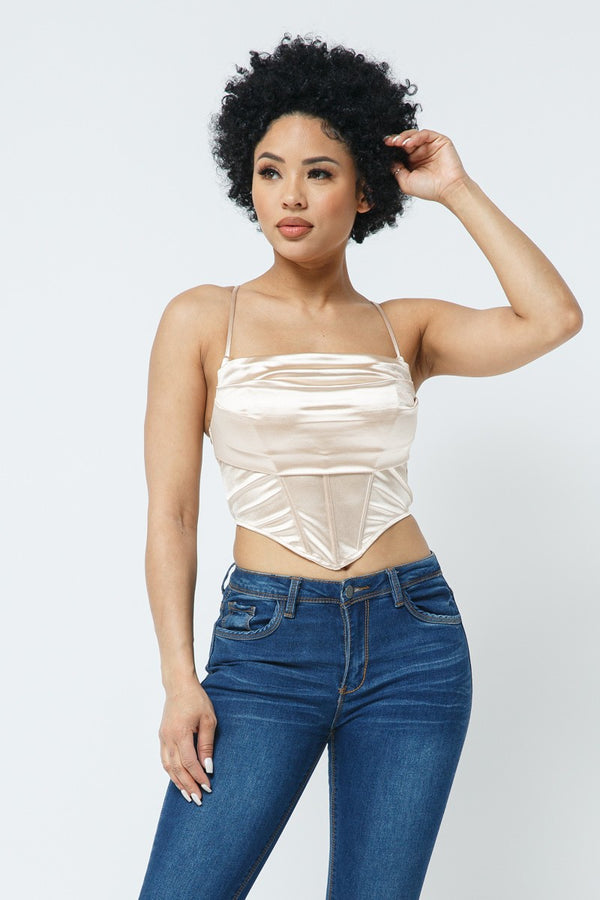 The bourges corset top