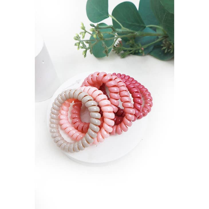 Spiral Silicone Hair Ties