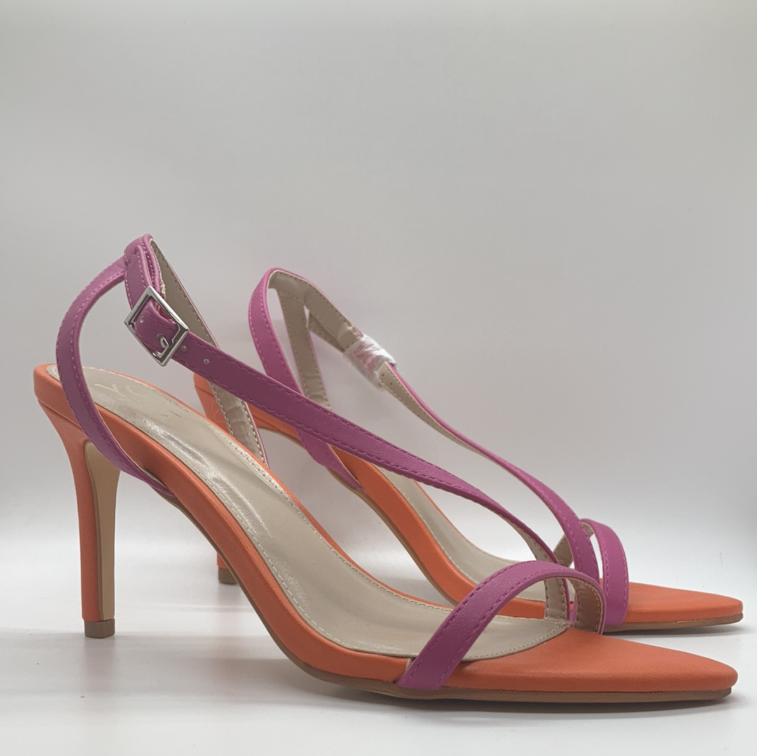 Colorblock heels